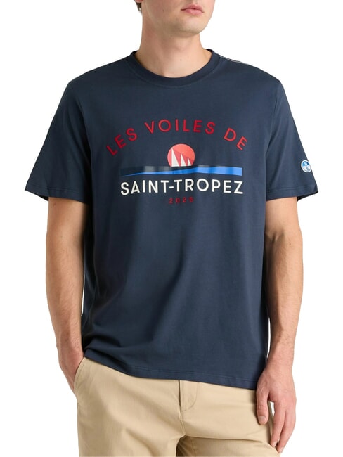 LVDST T-shirt en coton bleu marine - T-shirt