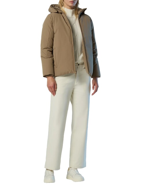 OCEAN OUTDOOR veste &agrave; capuche roche brune - Vestes pour femmes