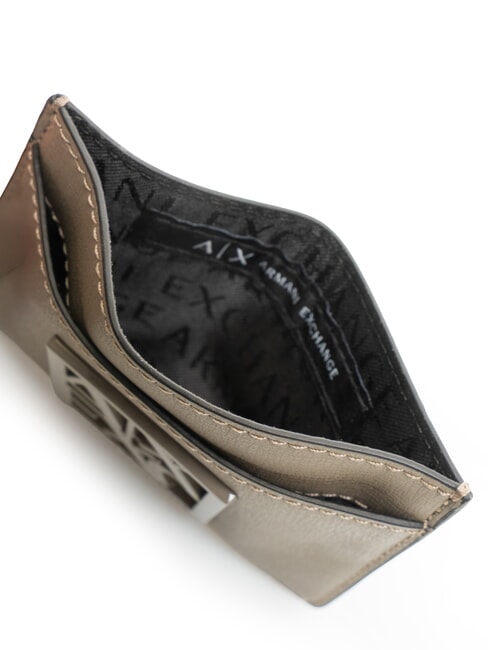 A|X Porte-carte de cr&eacute;dit plat bar brun - Portefeuilles Femme