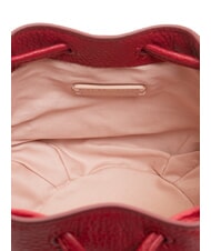 COCCINELLE MALORY  Mini seau en cuir sangria - Sacs pour Femme - 5