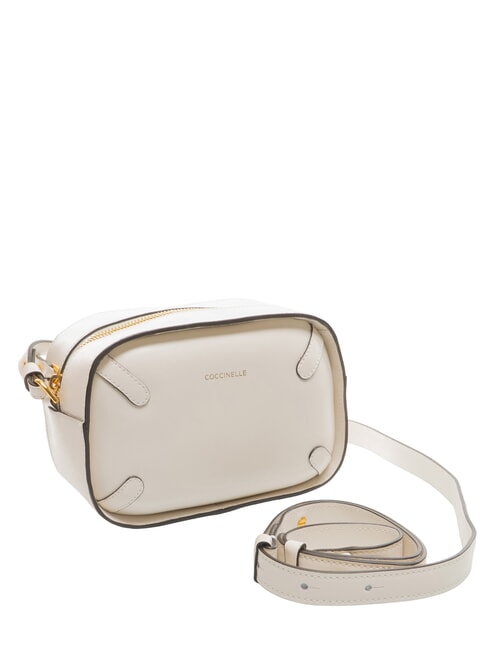 MALETA CALF Mini sac bandouli&egrave;re, en cuir blanc - Sacs pour Femme