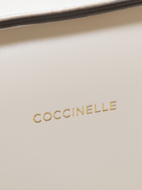 MALETA CALF Mini sac bandouli&egrave;re, en cuir blanc - Sacs pour Femme