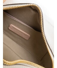 COCCINELLE MALETA CALF Mini sac bandouli&egrave;re, en cuir blanc - Sacs pour Femme - 5