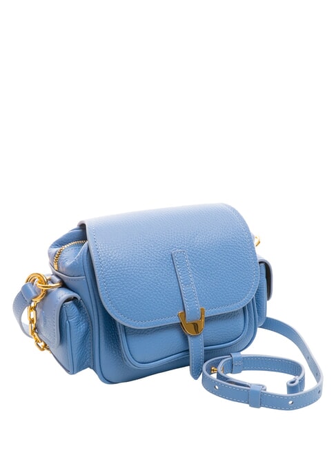 CAMPUS  Mini sac bandouli&egrave;re en cuir bleu - Sacs pour Femme