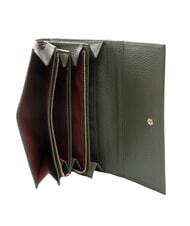 COCCINELLE METALLIC SOFT Grand portefeuille en cuir algues - Portefeuilles Femme - 2