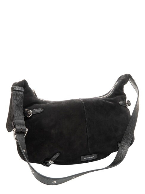 ABIGAIL SUEDE B sac bandouli&egrave;re Noir - Sacs pour Femme