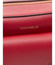 COCCINELLE BEAT SOFT  Sac &agrave; bandouli&egrave;re sangria - Sacs pour Femme - 3