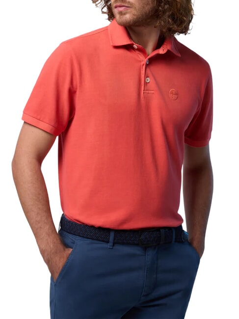 CORE Polo avec logo brod&eacute; paprika - chemise polo