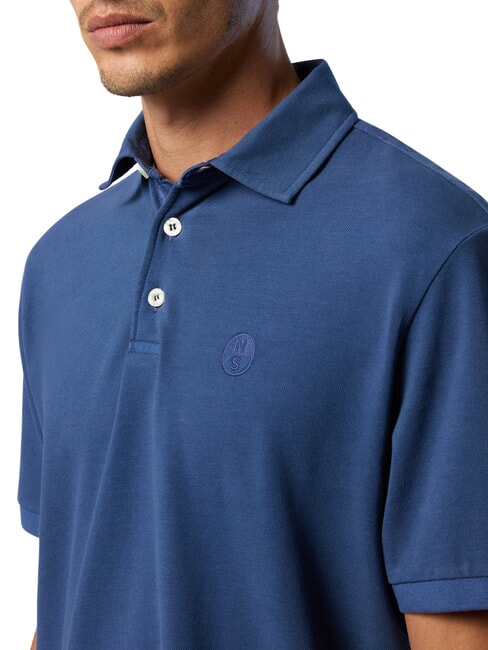 CORE Polo avec logo brod&eacute; jean fonc&eacute; - chemise polo