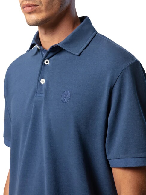 CORE Polo avec logo brod&eacute; jean fonc&eacute; - chemise polo