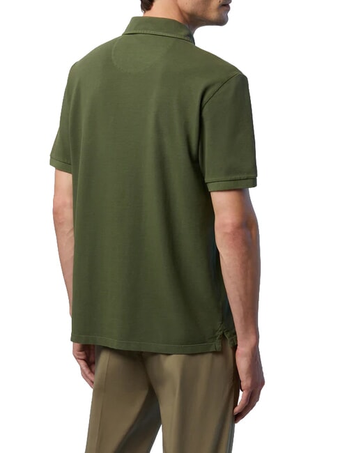 CORE Polo avec logo brod&eacute; vert fonc&eacute; - chemise polo