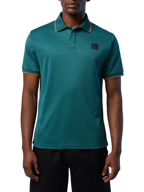 NORTH TECH polo d&eacute;contract&eacute; &agrave; manches courtes m&eacute;diterran&eacute;en - chemise polo