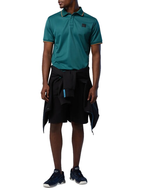 NORTH TECH polo d&eacute;contract&eacute; &agrave; manches courtes m&eacute;diterran&eacute;en - chemise polo