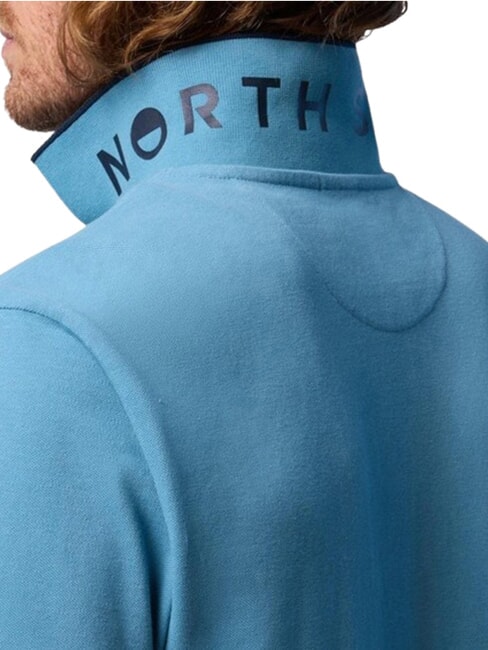 COLLAR STRIPED Polo &agrave; manches courtes en coton Niagara - chemise polo