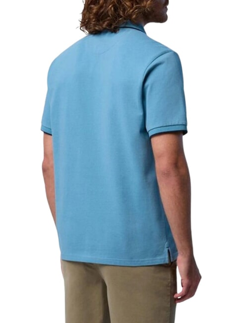 COLLAR STRIPED Polo &agrave; manches courtes en coton Niagara - chemise polo