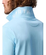 NORTH SAILS COLLAR STRIPED Polo &agrave; manches courtes en coton bleu doux - chemise polo - 3