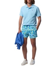 NORTH SAILS COLLAR STRIPED Polo &agrave; manches courtes en coton bleu doux - chemise polo - 5