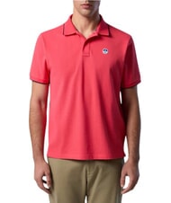 NORTH SAILS COLLAR STRIPED Polo &agrave; manches courtes en coton g&eacute;ranium - chemise polo - 2