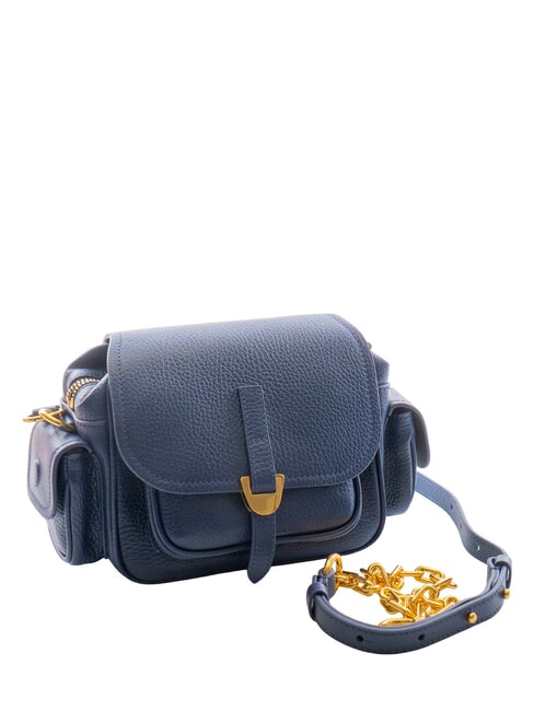 CAMPUS  Mini sac bandouli&egrave;re en cuir bleu roi - Sacs pour Femme