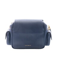 COCCINELLE CAMPUS  Mini sac bandouli&egrave;re en cuir bleu roi - Sacs pour Femme - 4