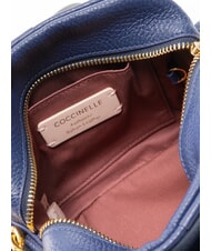 COCCINELLE CAMPUS  Mini sac bandouli&egrave;re en cuir bleu roi - Sacs pour Femme - 5