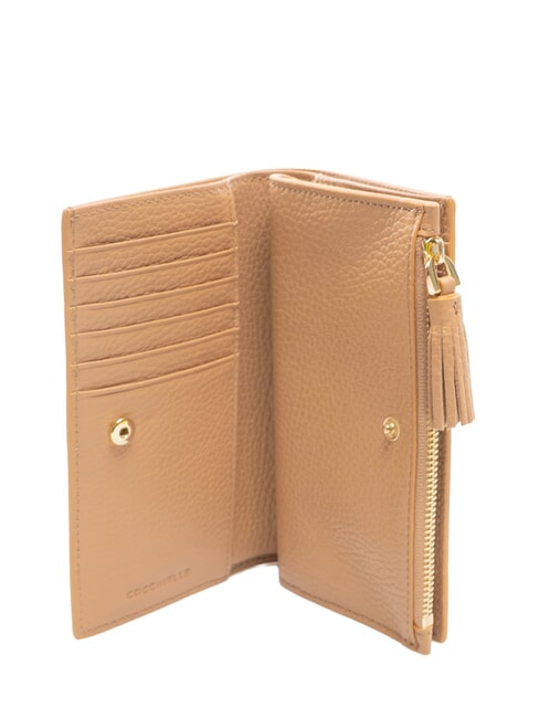 TASSEL Portefeuille en cuir martel&eacute; peaux - Portefeuilles Femme