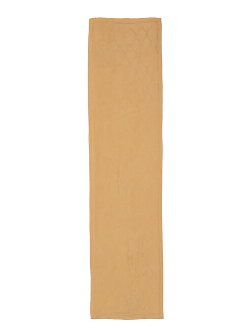 TULLIUS Foulard cartouche brune - &Eacute;charpes