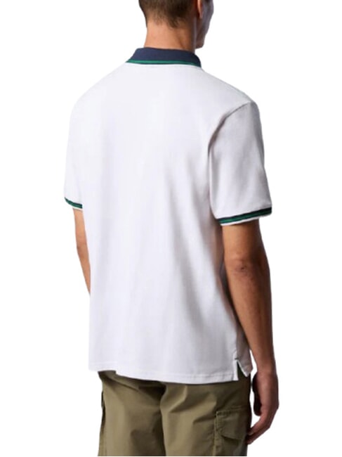 CORE polo en coton &agrave; manches courtes blanc - chemise polo