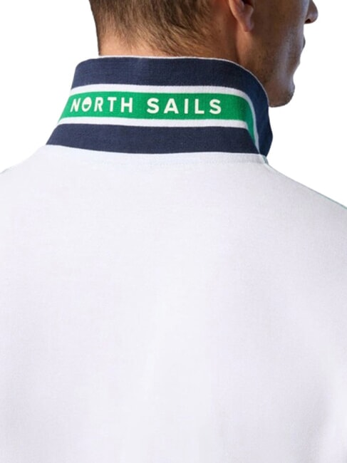 CORE polo en coton &agrave; manches courtes blanc - chemise polo