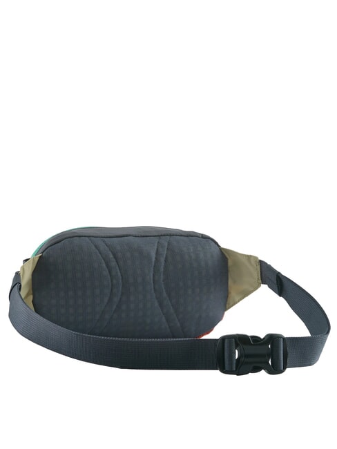 TERRAVIA MINI Petite pochette pliable patchwork : vert eucalyptus - Sacs banane