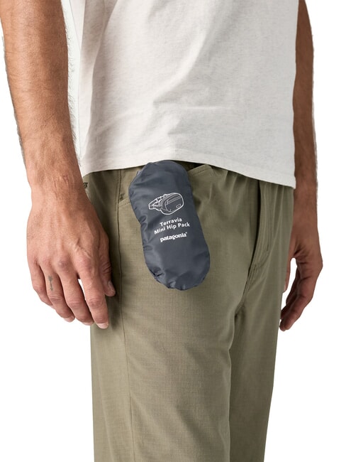 TERRAVIA MINI Petite pochette pliable patchwork : vert eucalyptus - Sacs banane