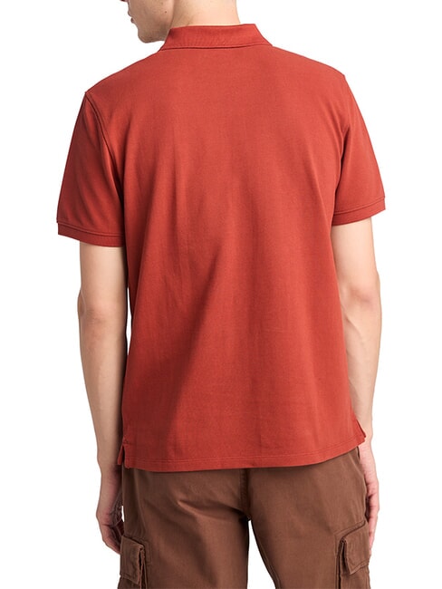 MILLERS RIVER polo en coton henn&eacute; br&ucirc;l&eacute; - chemise polo