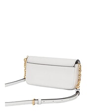 MICHAEL KORS NOLITA Mini sac bandouli&egrave;re en cuir blanc optique - Sacs pour Femme - 3