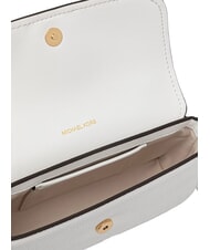 MICHAEL KORS NOLITA Mini sac bandouli&egrave;re en cuir blanc optique - Sacs pour Femme - 4