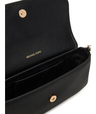 MICHAEL KORS NOLITA Mini sac bandouli&egrave;re en cuir noir - Sacs pour Femme - 4