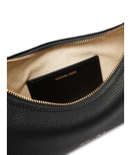 MICHAEL KORS NOLITA Sac bandouli&egrave;re en cuir noir - Sacs pour Femme - 4