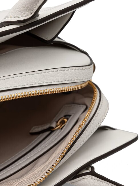 LAILA Sac &agrave; main en cuir avec bandouli&egrave;re blanc optique - Sacs pour Femme