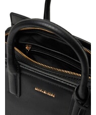 MICHAEL KORS LAILA Sac &agrave; main en cuir avec bandouli&egrave;re noir - Sacs pour Femme - 4