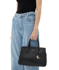 MICHAEL KORS LAILA Sac &agrave; main en cuir avec bandouli&egrave;re noir - Sacs pour Femme - 5