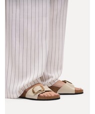 BIRKENSTOCK MADRID BIG BUCKLE sandales en cuir hu&icirc;tre brillante - Chaussures Femme - 5