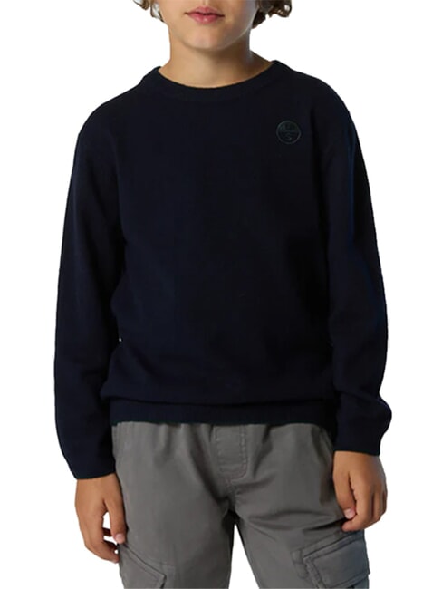 CORE Pull en m&eacute;lange de cachemire bleu marine - Pulls pour hommes
