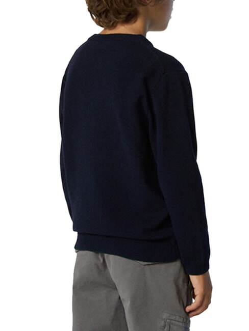 CORE Pull en m&eacute;lange de cachemire bleu marine - Pulls pour hommes