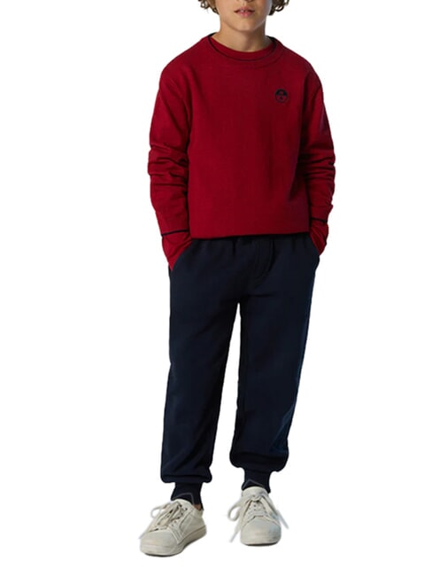 CORE Pull en m&eacute;lange de cachemire lave rouge - Pulls pour enfants