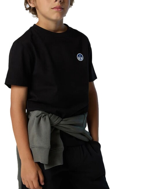 CORE T-shirt &agrave; col rond noir - Tee-shirt enfant