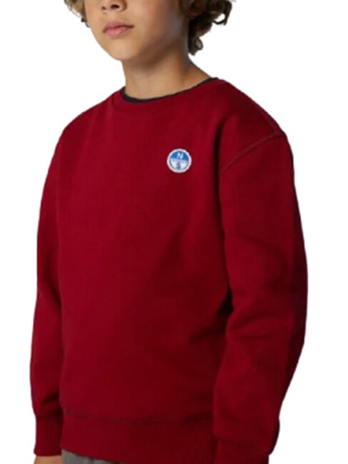 CORE Sweat-shirt unisexe en coton biologique dahlia rouge - B&eacute;b&eacute; Sweat