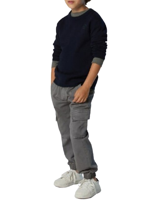 CORE Pull en m&eacute;lange de cachemire bleu marine - Pulls pour hommes