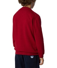 NORTH SAILS CORE Pull en m&eacute;lange de cachemire lave rouge - Pulls pour enfants - 3