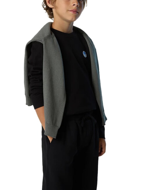 CORE T-shirt &agrave; manches longues noir - Tee-shirt enfant