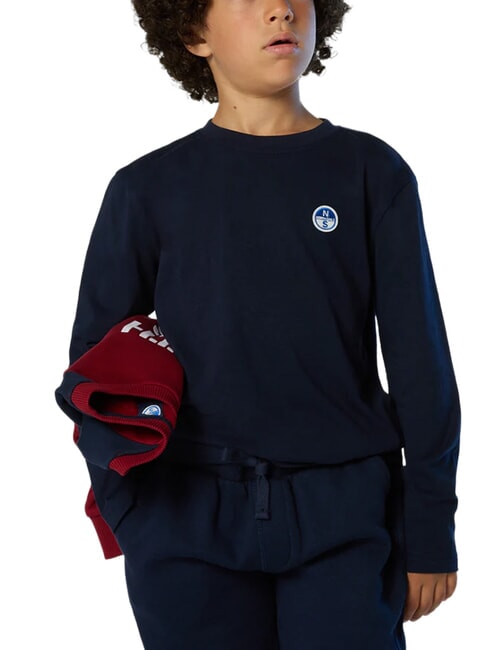 CORE T-shirt &agrave; manches longues bleu marine - Tee-shirt enfant