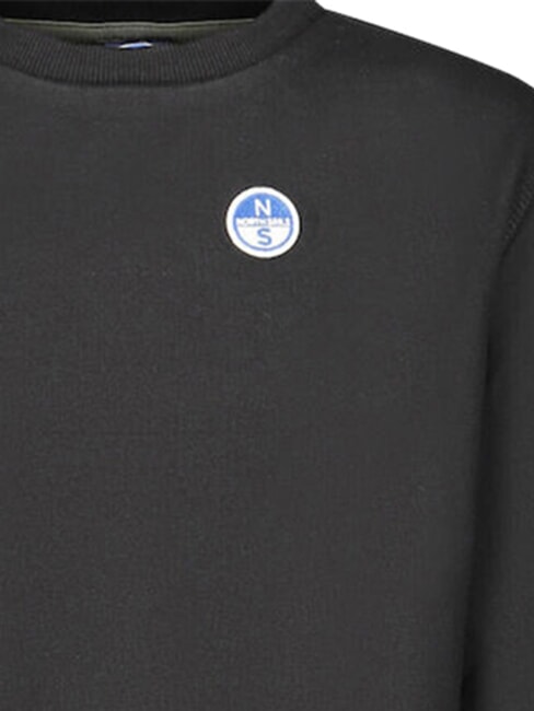 CORE Sweat-shirt unisexe en coton biologique noir - B&eacute;b&eacute; Sweat